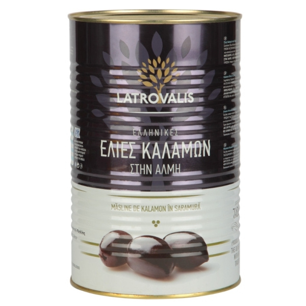 Оливки каламон Latrovalis с косточками ж/б 4,25 кг #1