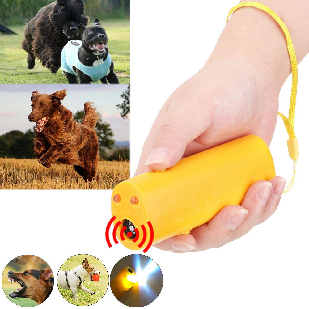 Ультразвуковой отпугиватель собак, Защита от агрессивных собак, батарейка в комплекте  #1