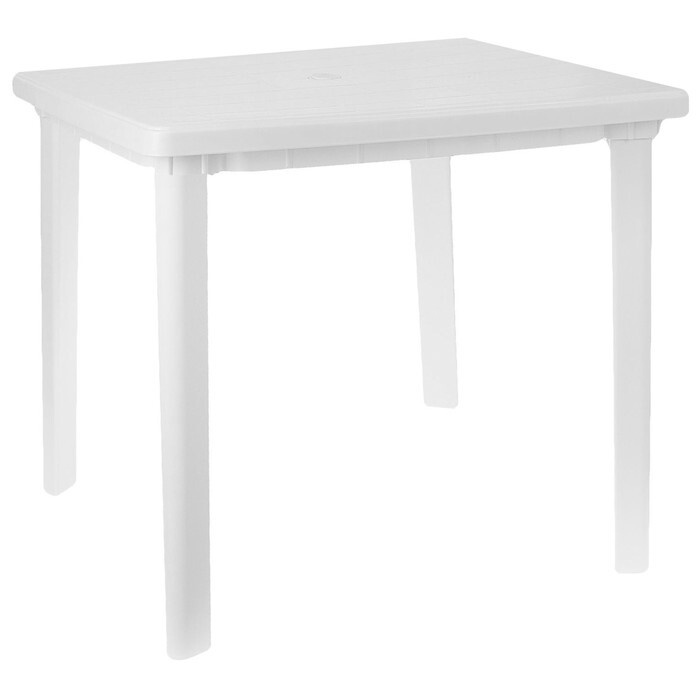 Стол квадратный, размер 80 х 80 х 74 см, цвет белый #1