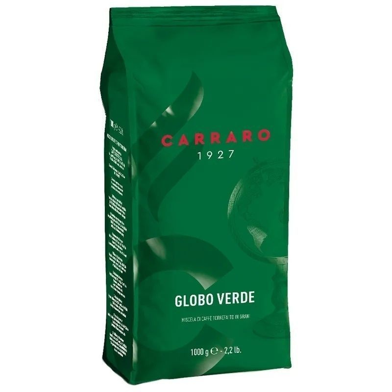 Кофе в зернах Carraro Globo Verde, 1 кг. #1