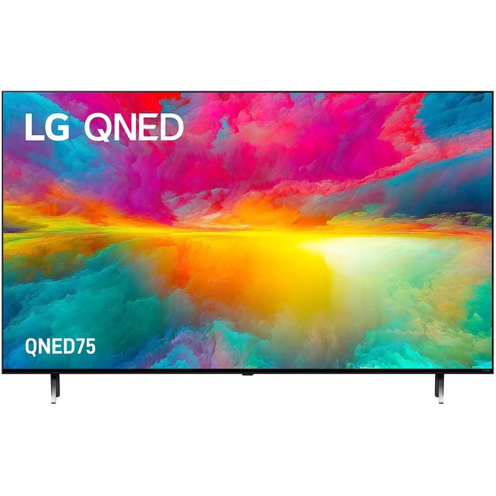 LG Телевизор 55QNED756RA.ARUB(2023) Ростест 55" 4K UHD, черный, серый металлик  #1