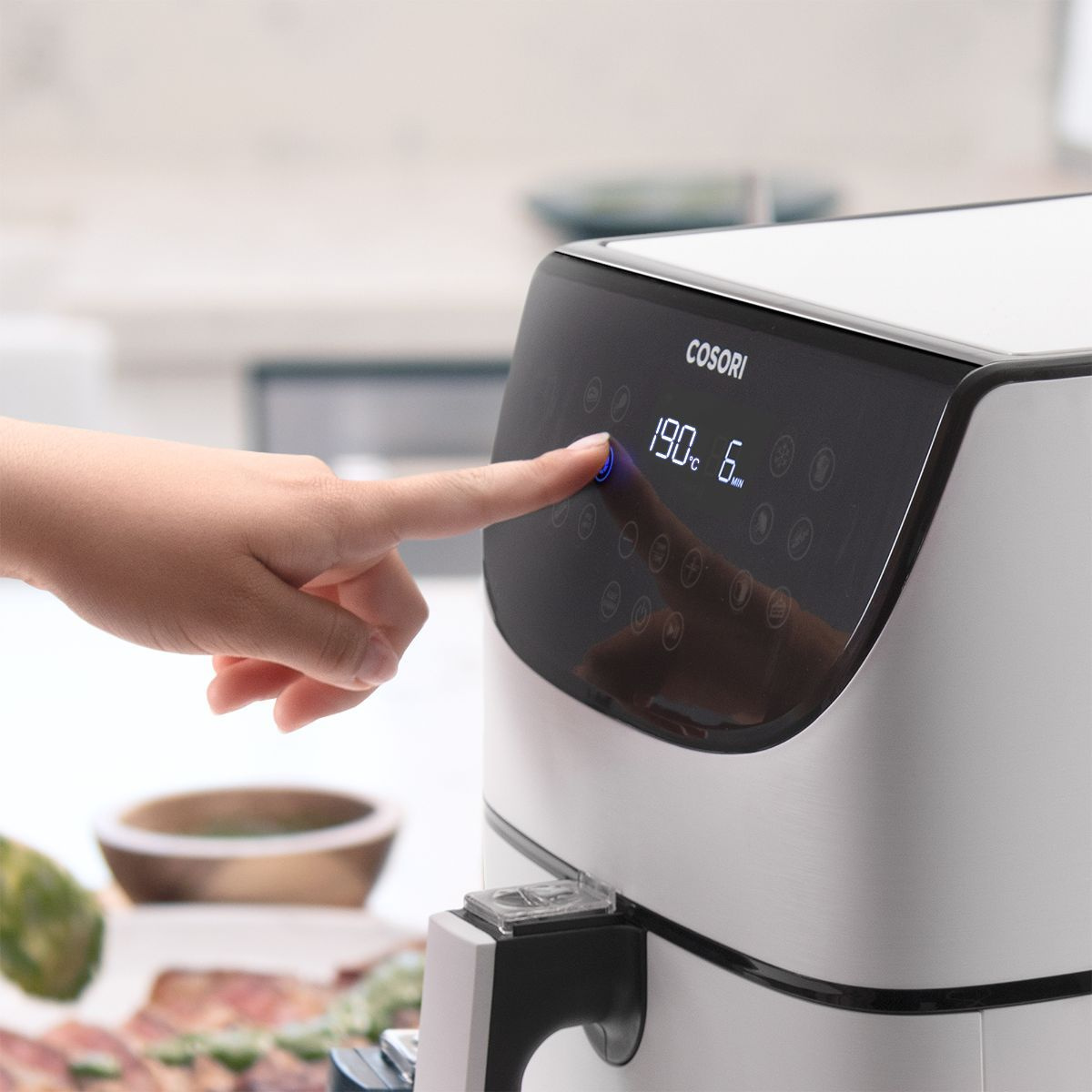 Аэрогриль Cosori Air Fryer CP158-AF 5,5л White