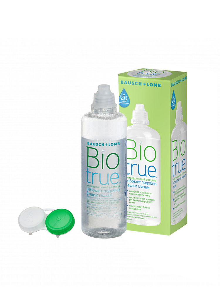 Раствор для контактных линз Bausch&Lomb Biotrue 300 мл - купить с ...