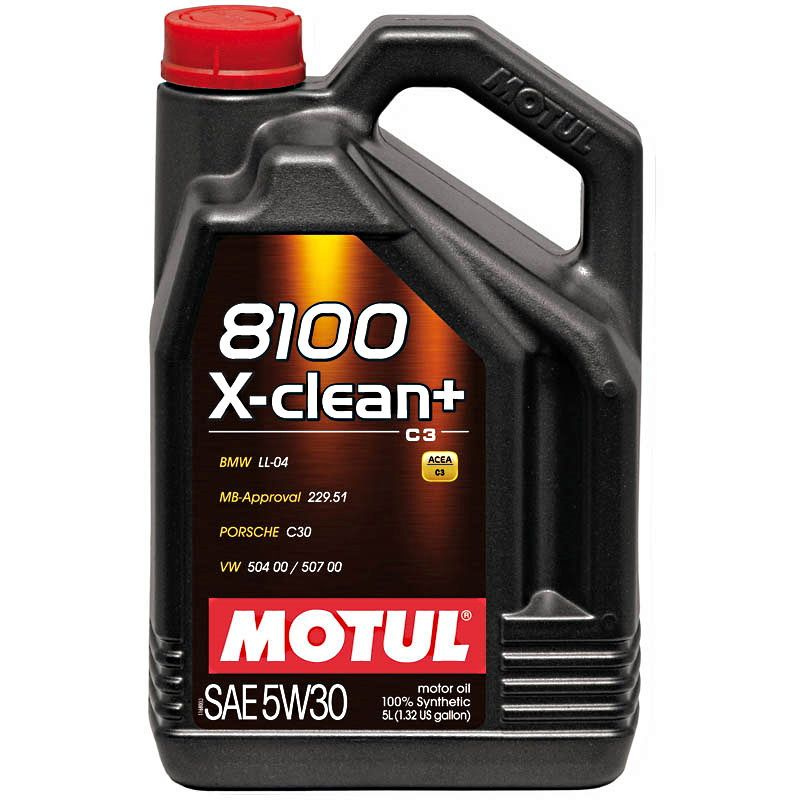 MOTUL 8100 X-CLEAN + 5W-30 Масло моторное, Синтетическое, 5 л #1