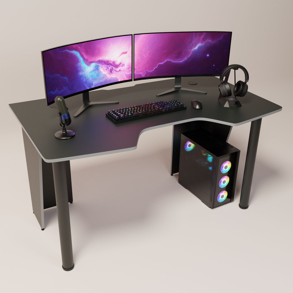 Fps mebel Игровой компьютерный стол, 140х78х73 см #1