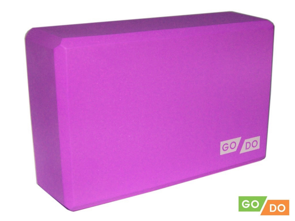 Блок для йоги GO DO (Фиолетовый) #1