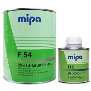 Грунт-наполнитель серый F54 Mipa , 1л+0,25 отвердителя #1