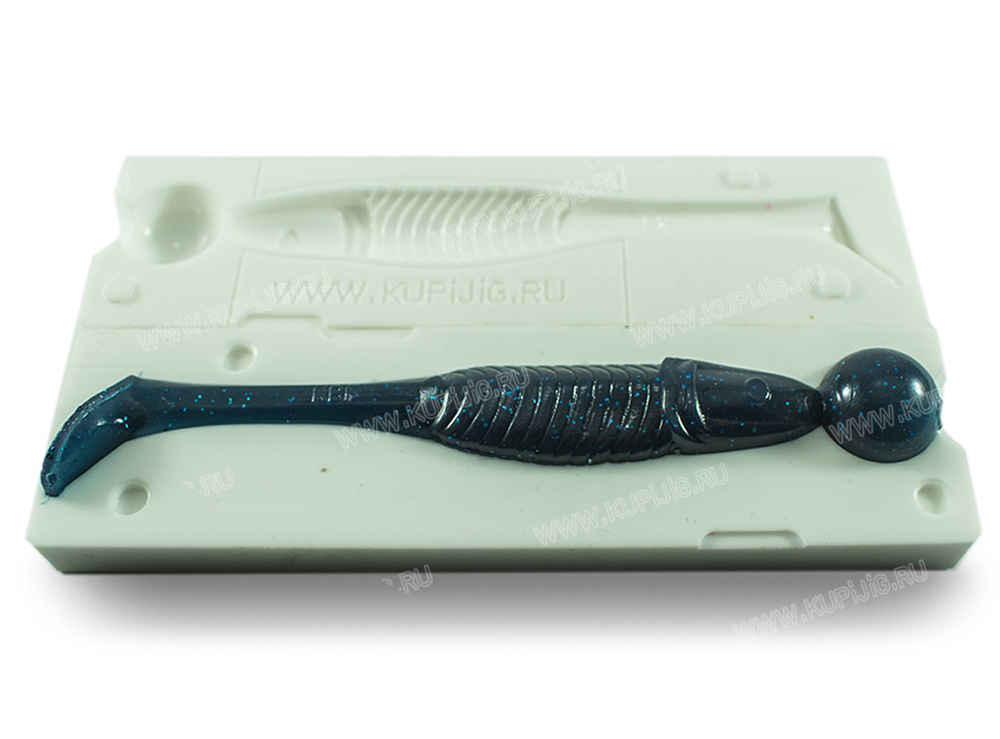 Bony Shad 4.6" 118 мм Форма из акрилового камня для литья рыболовных силиконовых приманок  #1