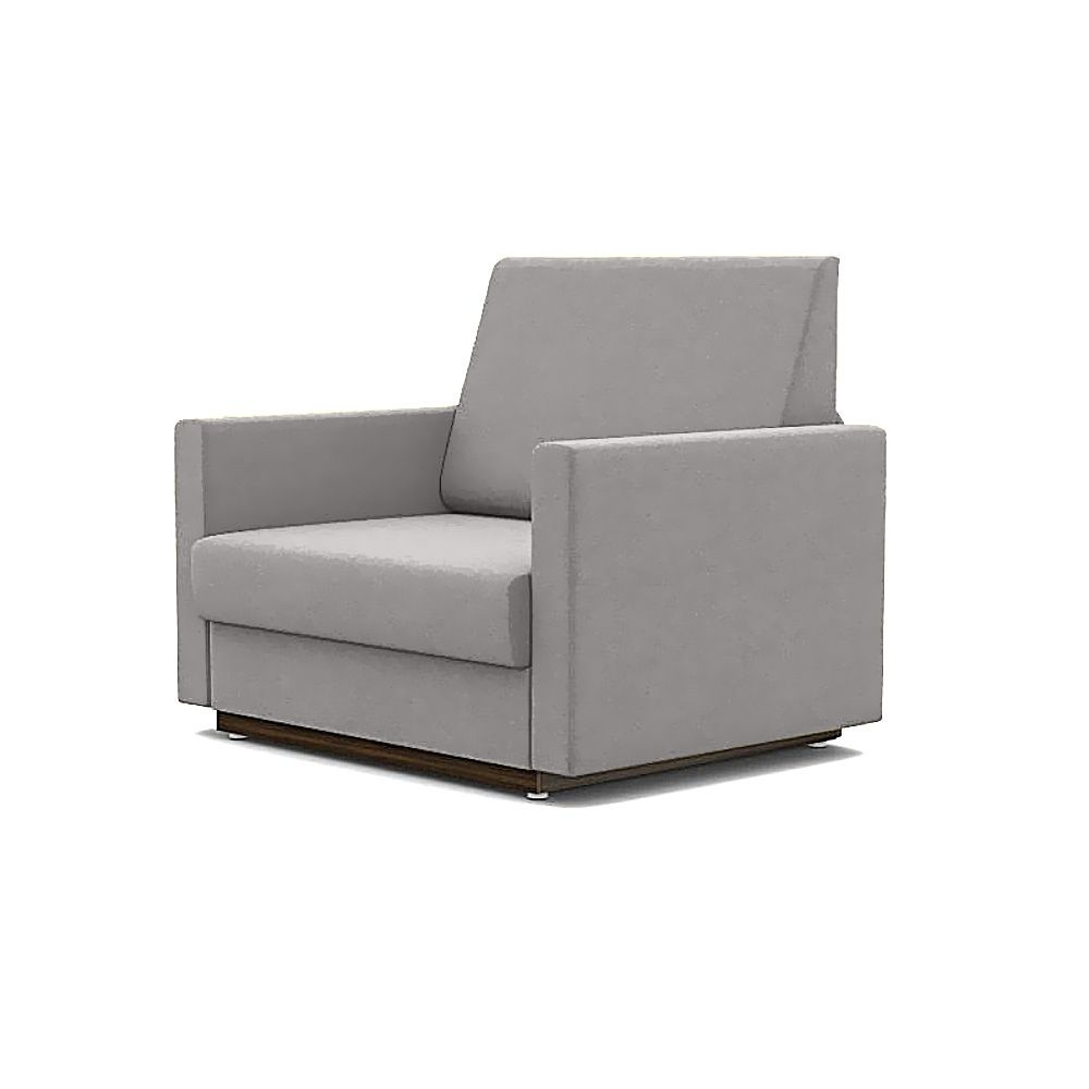 Кресло-кровать Стандарт + ФОКУС- мебельная фабрика 80х80х87 см светло-серый  #1