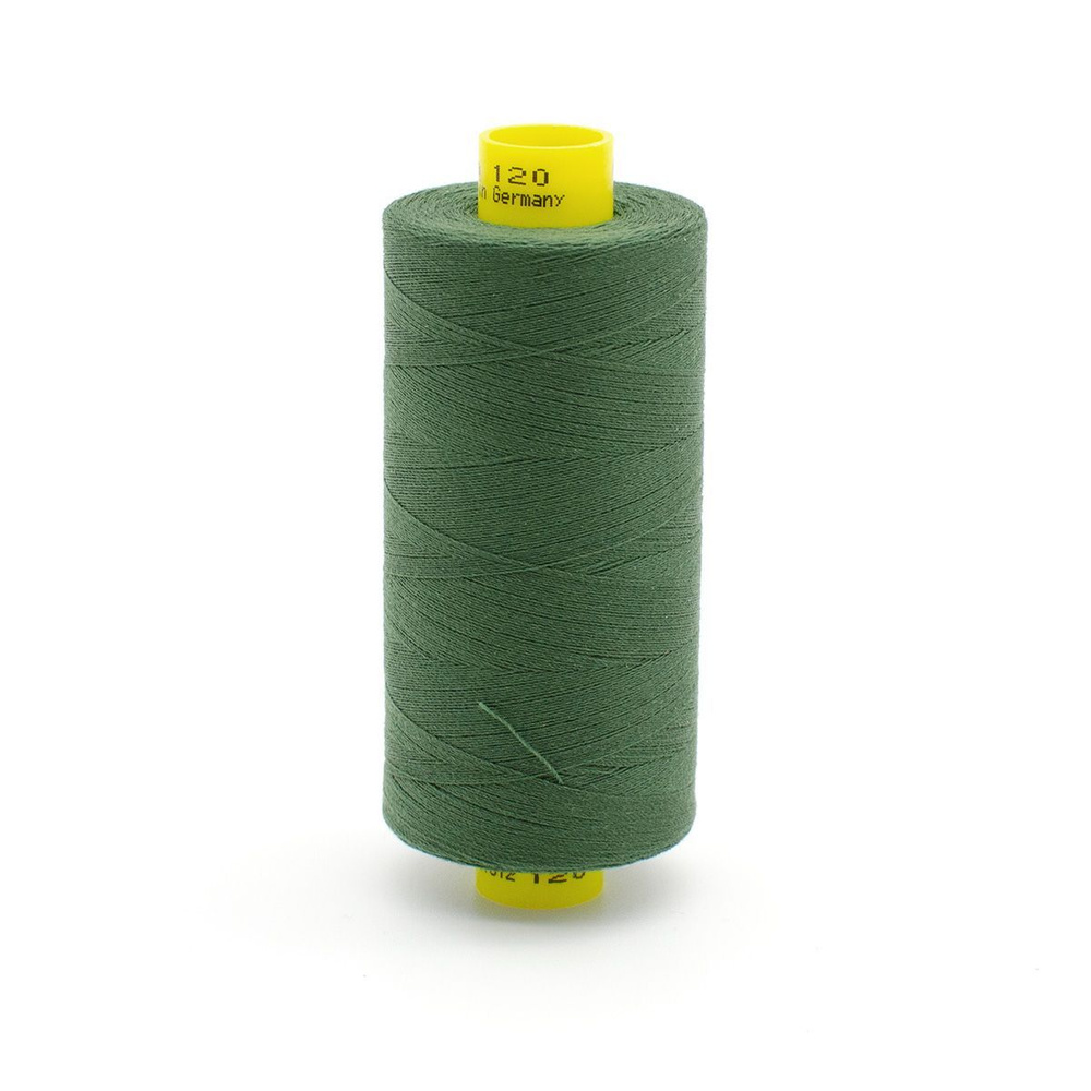 Нитки для шитья, нить промышленная для оверлока Mara № 120/2, 1000 м, 561 серо-зеленый, Gutermann  #1