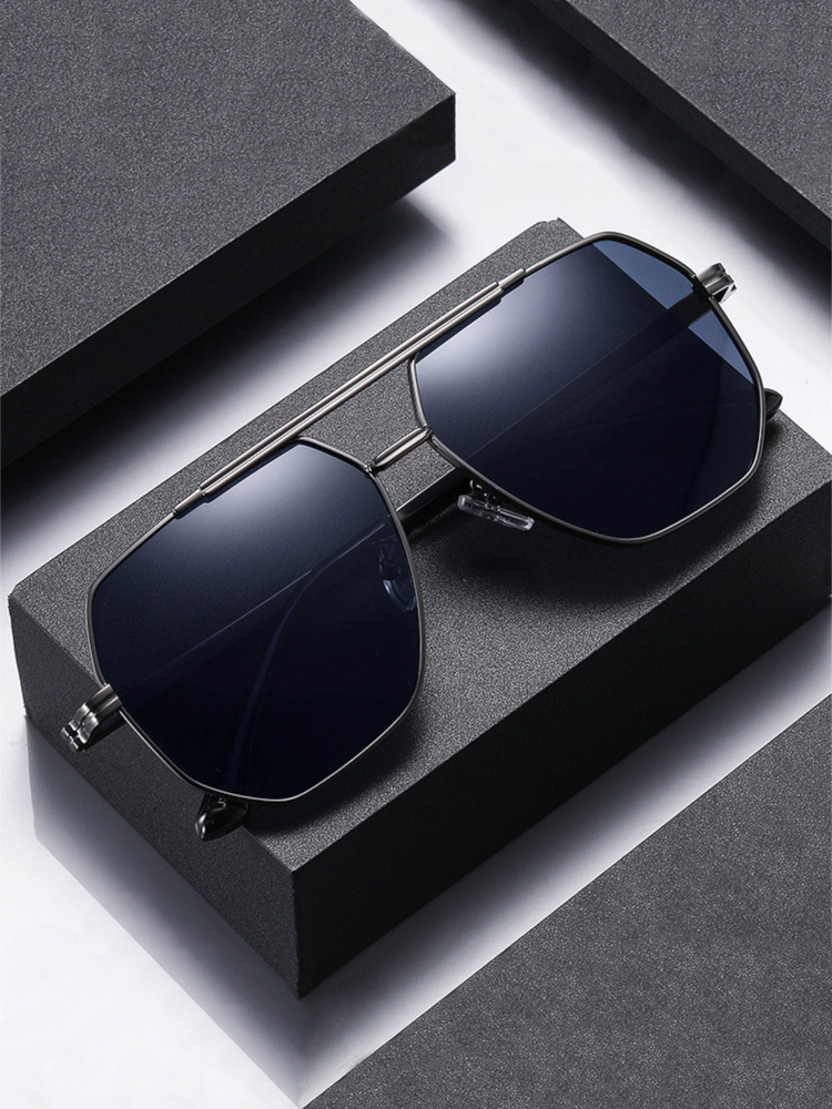 Солнцезащитные очки авиаторы DORIZORI унисекс на любой тип лица JS8548 Blue модель 31 цвет 2  #1