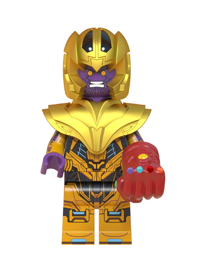 Минифигурка Мстители Танос / Thanos совместима с конструкторами лего (4.5см, пакет) WM700  #1