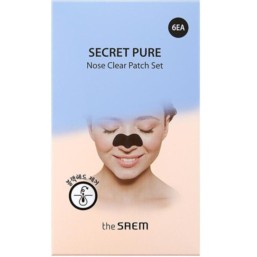 Маска-патч, 6шт, Secret Pure Nose Clear Patch Set, THE SAEM, 8806164172742 #1