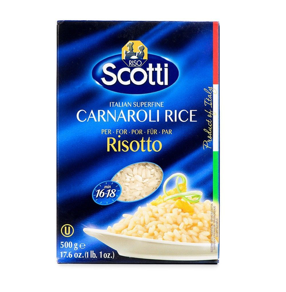 Рис Riso Scotti Карнароли 500 г Италия - 1 шт. #1
