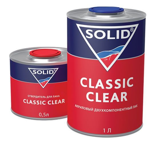 Лак SOLID Classic Clear комплект 1000 мл+500 мл #1