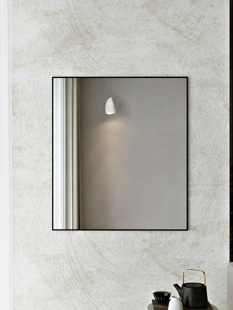 Зеркало интерьерное настенное в прихожую TODA ALMA 92х81 см #1
