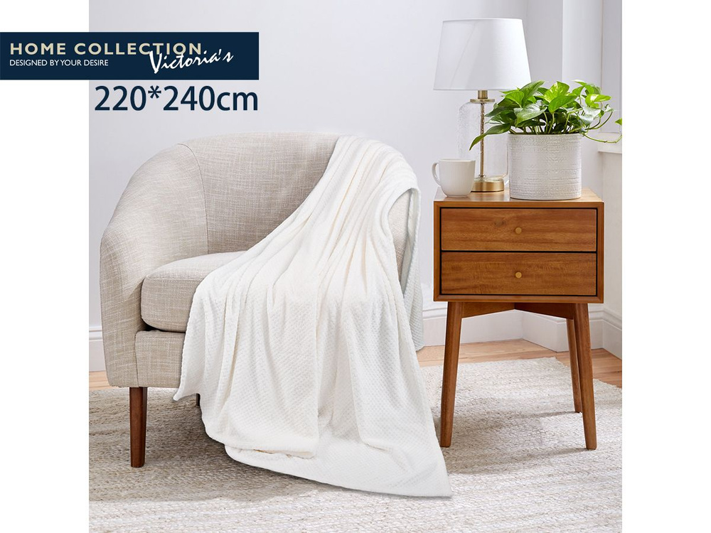 Seward Park Home collection Плед уют , Велсофт, Флис, 240х220 см #1