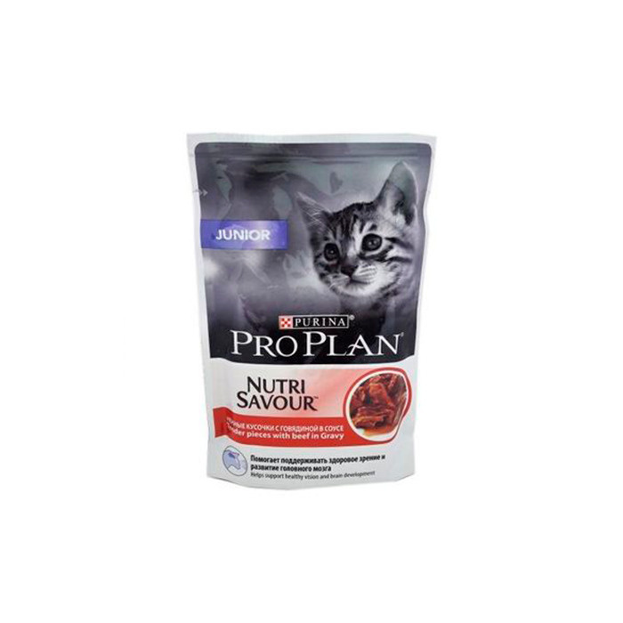 Влажный консервированный корм PURINA Pro Plan JUNIOR CAT для котят от 3 недель до 1 года, нежные кусочки #1