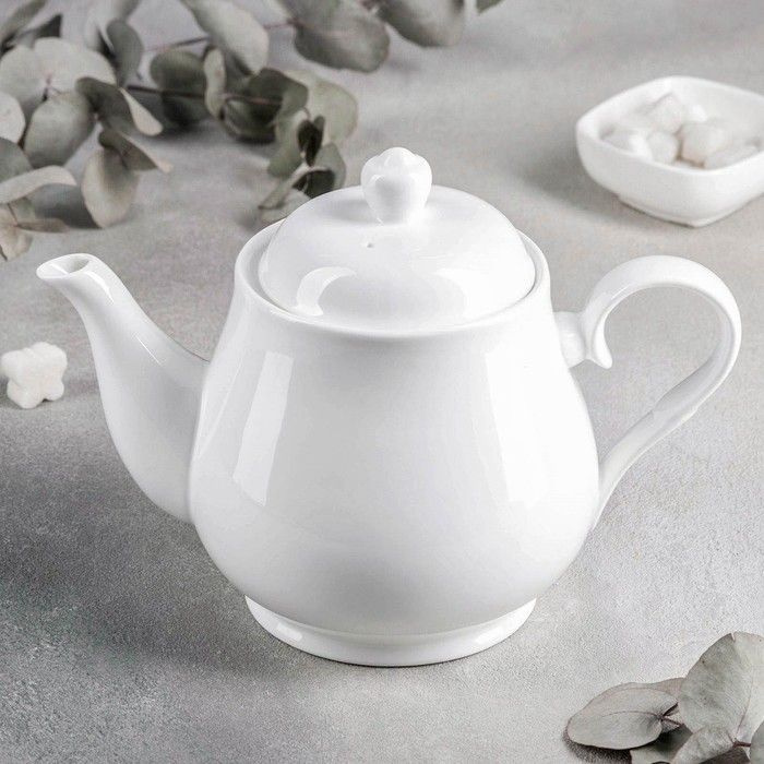 Чайник фарфоровый заварочный Wilmax, 1,15 л, цвет белый #1