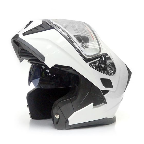 Снегоходный шлем модуляр AIM JK906 M(57-58) двойной визор (стекло) электроподогрев  #1