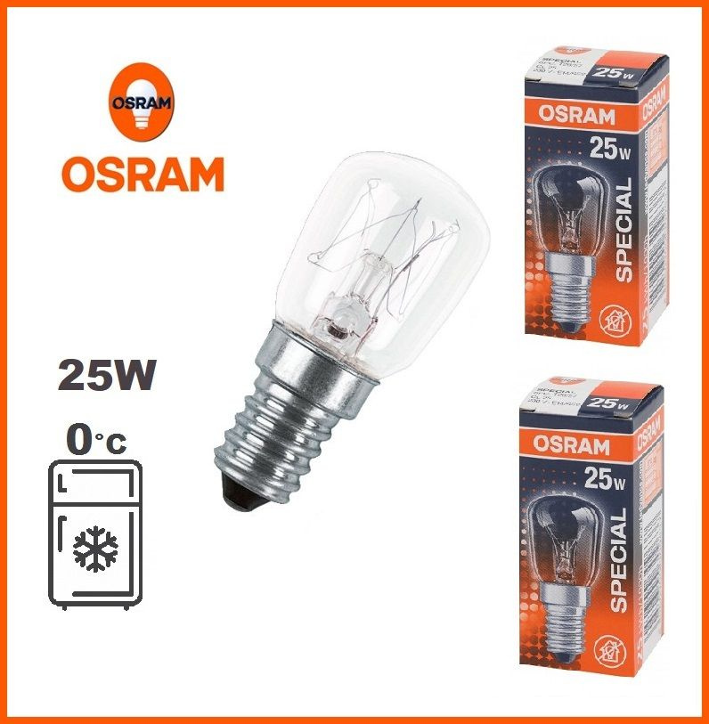 OSRAM Лампочка Special T26, Теплый белый свет, E14, 25 Вт, 2 шт. #1