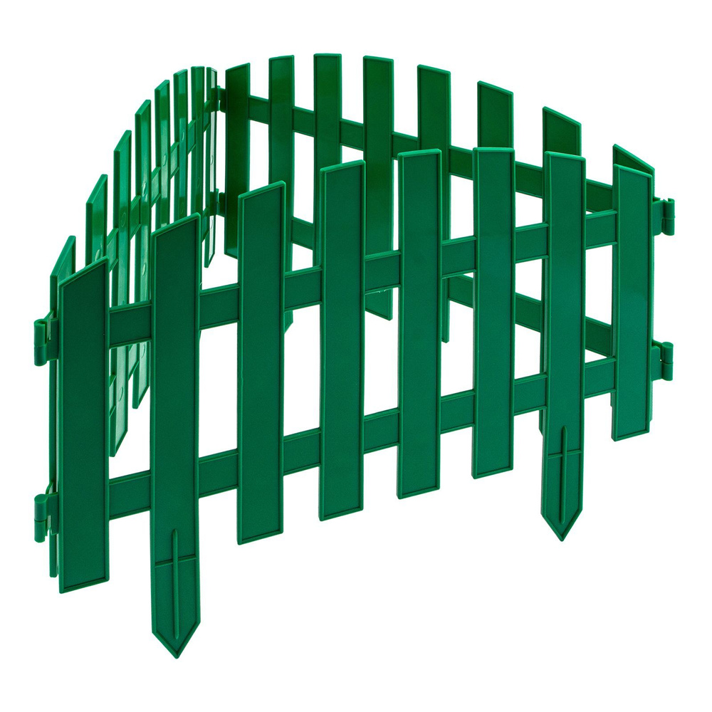 Забор декоративный "Винтаж", 28 х 300 см, зеленый, PALISAD 65012 #1