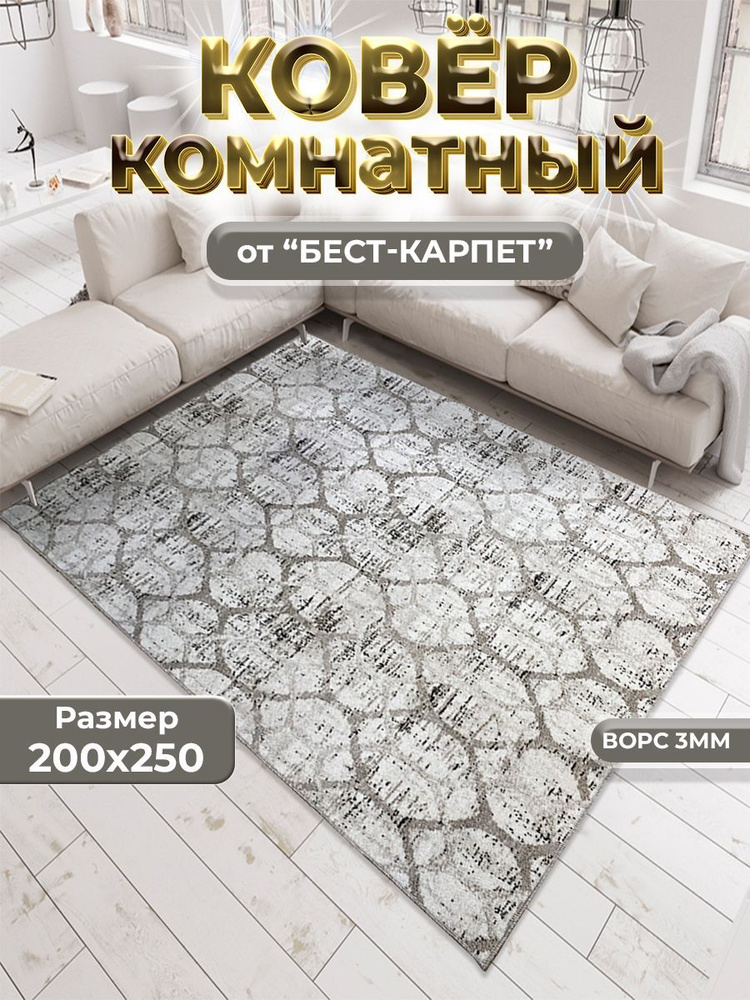 Бест-Карпет Ковер Современный лофт, 2 x 2.5 м #1