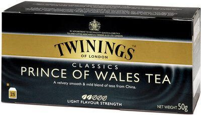 Чай черный Twinings "Prince of Wales tea" 25 пакетиков 50 г (из Финляндии)  #1