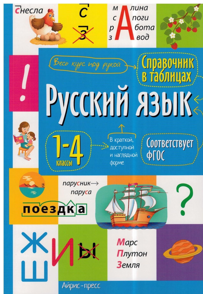 Справочник в таблицах. Русский язык. 1- 4 классы. ФГОС #1