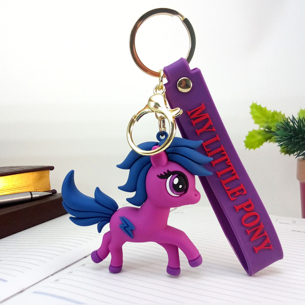 Брелок-игрушка Пони Сумеречная Искорка фиолетовая My Little Pony/Мой маленький пони/Брелок на ключи/Брелок #1