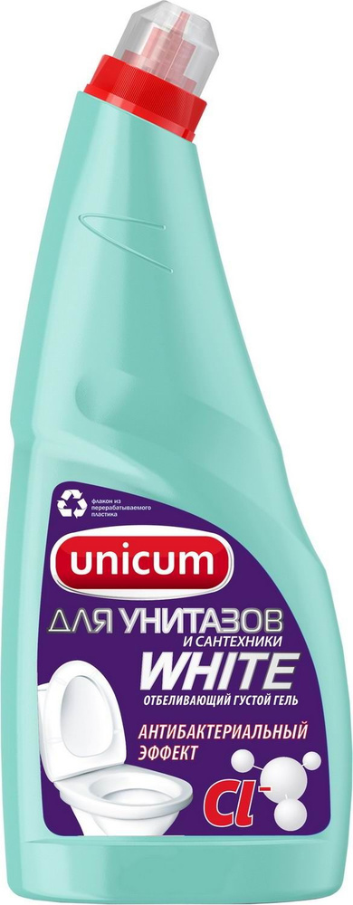 Гель для чистки унитазов UNICUM с Гипохлоритом 750 мл - купить с ...