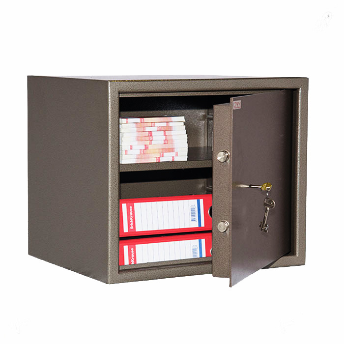 Металлический сейф для офиса КМ-310 ключевой замок #1