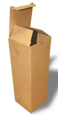 Коробка-тубус 340х90х90 мм (25 шт) под бутылку картонный #1
