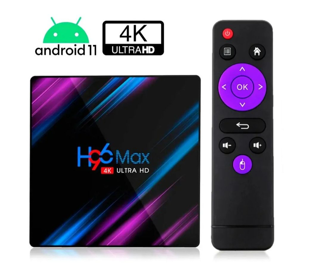 Test Смарт ТВ приставка X96q 2GB/18Gb, Allwinner H313 Quad Core ARM Cortex A53, медиаплеер, android tv #1