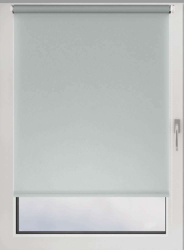 Штора рулонная GLASGOW 120х160см на окно серый #1