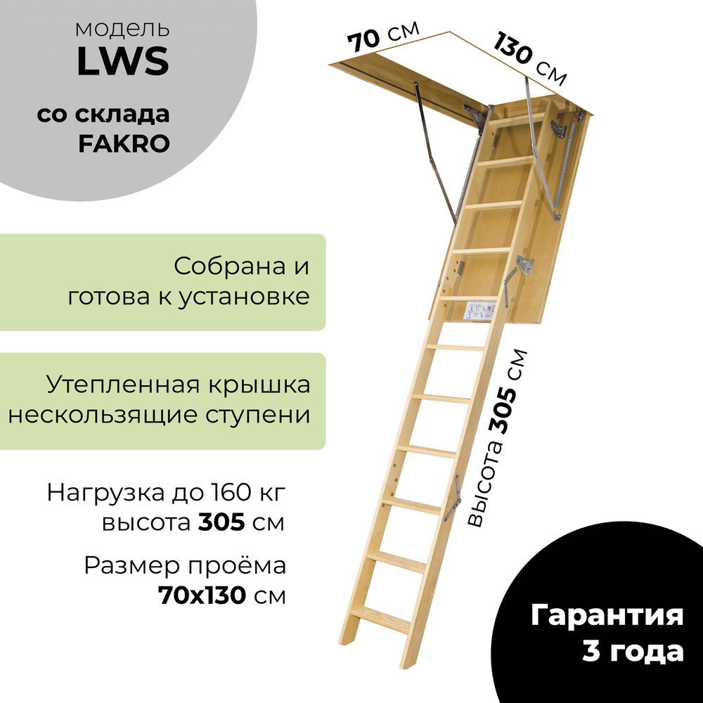 Чердачные лестницы с люком - купить в Москве недорого на заказ | ФС-Групп, официальный сайт