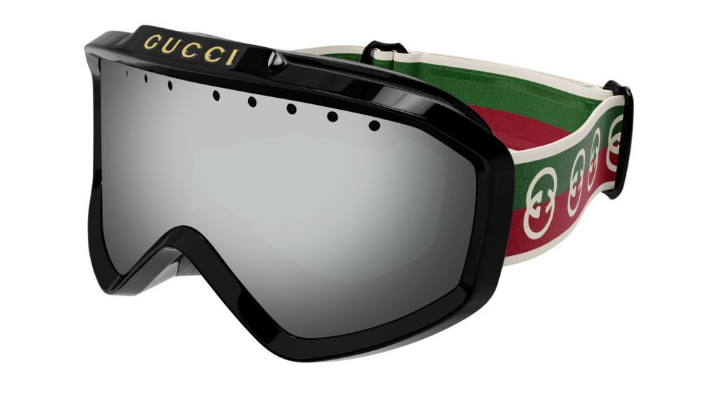 Мужские и женские солнцезащитные очки Gucci GG1210S 001, цвет: черный, цвет линзы: серый, монолинза, #1