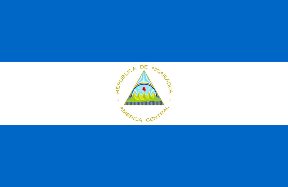 Флаг Никарагуа 90х135 см #1