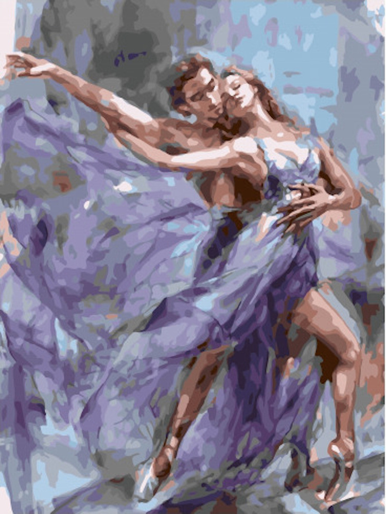 Картина по номерам "Парный балет" #1
