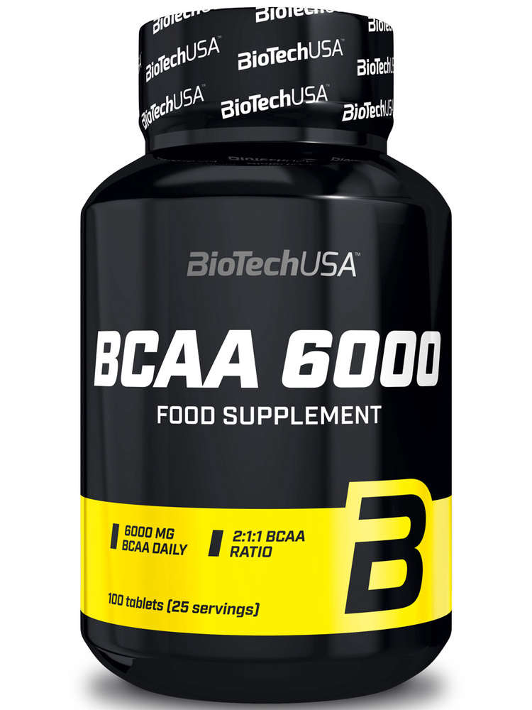 Аминокислоты BiotechUSA BCAA 6000 100 таб. (таблетки массой 1950 мг) #1