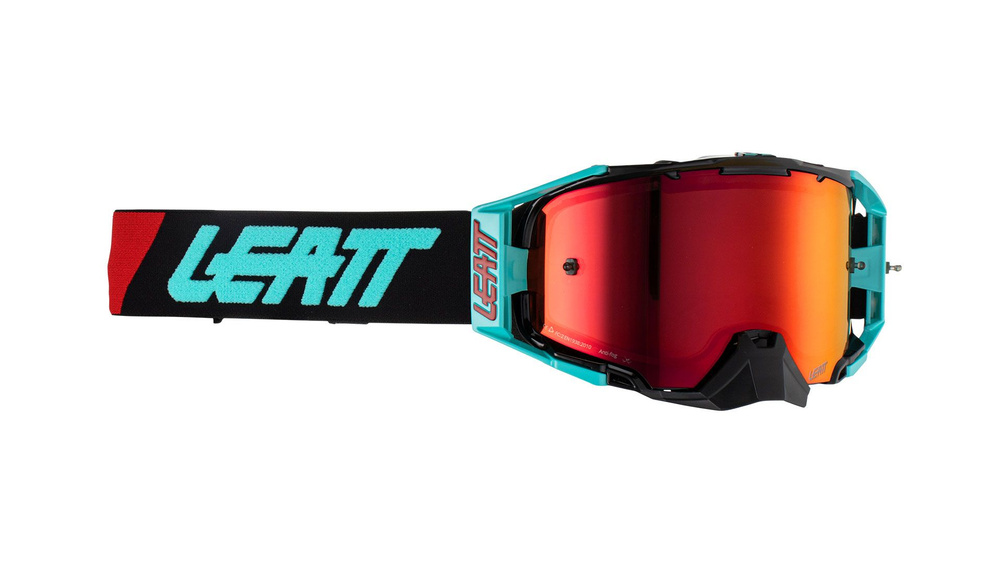Кроссовые очки маска Leatt Velocity 6.5 Iriz Fuel Red 28% #1