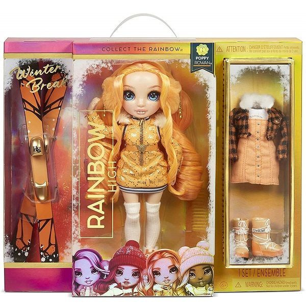 Rainbow High - Кукла Winter Break Fashion Doll Poppy Rowan (Orange) #1