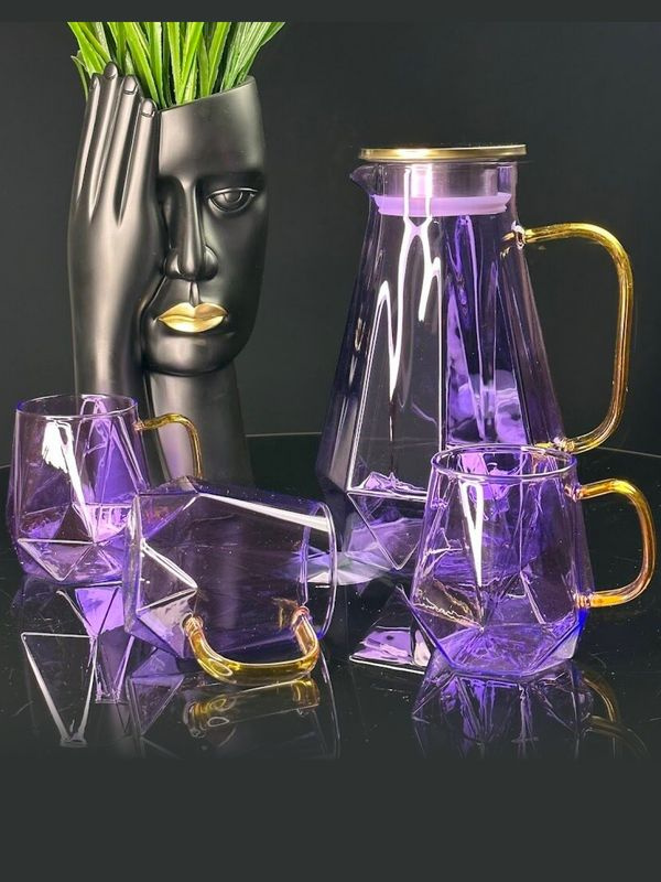 Графин со стаканами Lenardi, стекло, 7 предметов #1