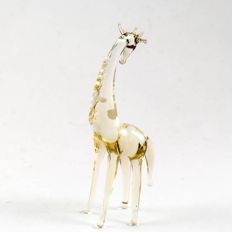 Стеклянная фигурка Жираф темно-коричневый #1