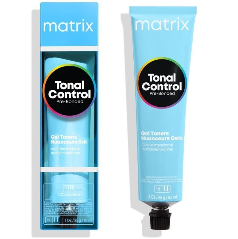 MATRIX кислотный тонер Tonal Control Pre-Bonded 7NA блондин натуральный пепельный, 90 мл  #1