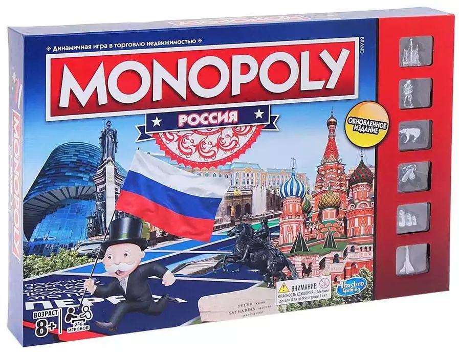 Настольная игра Монополия Россия B7512 Hasbro Games #1