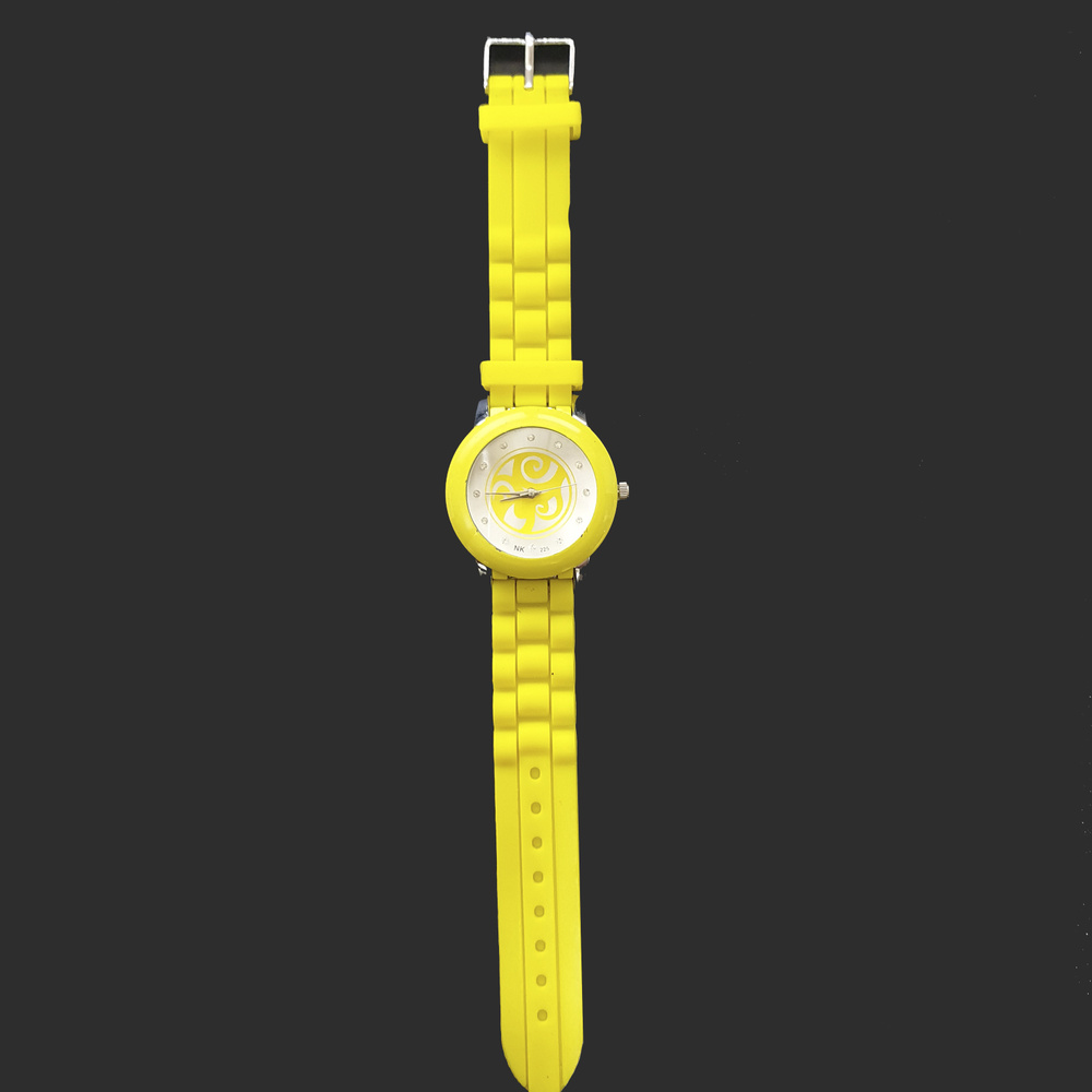 Часы детские наручные кварцевые, Талисман, желтый #1