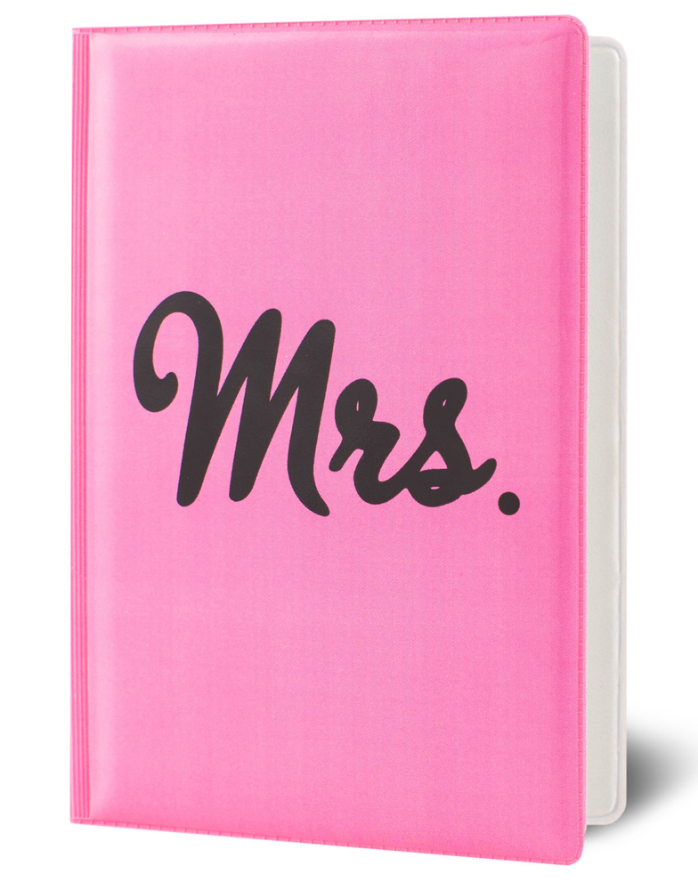 Обложка чехол на паспорт "MRS миссис" #1