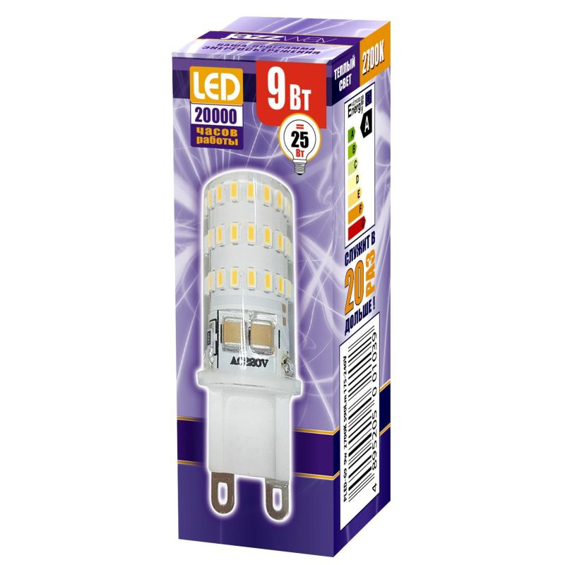 Лампа светодиодная PLED-G9 9w 2700K 590Lm #1