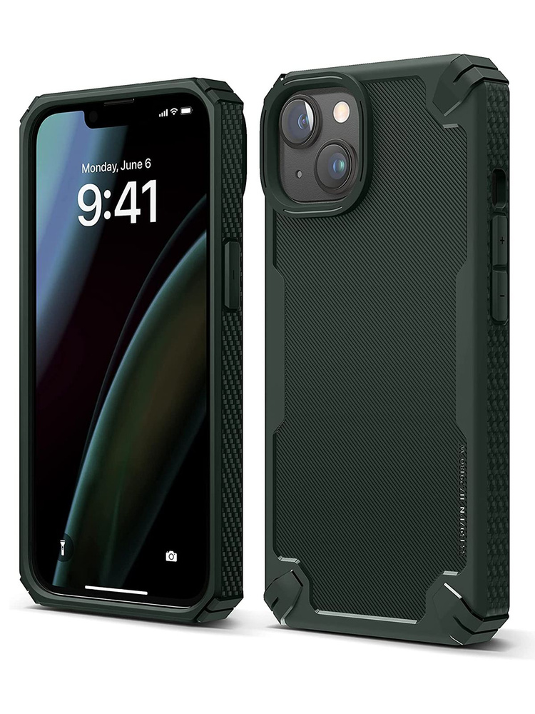 Чехол Elago ARMOR накладка на iPhone 14 / для Айфон 14 / бампер / кейс силиконовый, прочный, с защитой #1